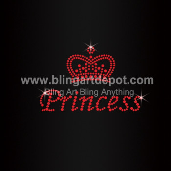 Princess Rhinestone Heat Transfers Princess Rhinestone Heat Transfers